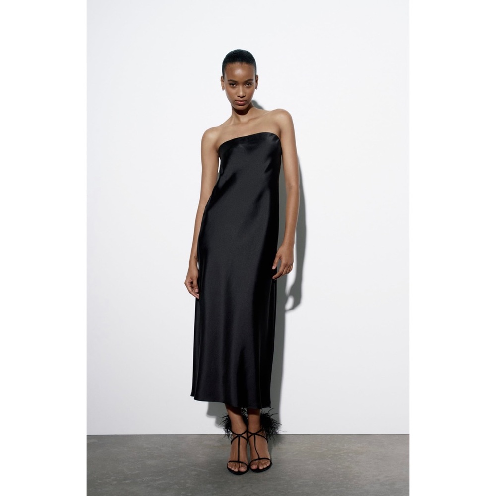 NEW! Satin Effect Dress NWT